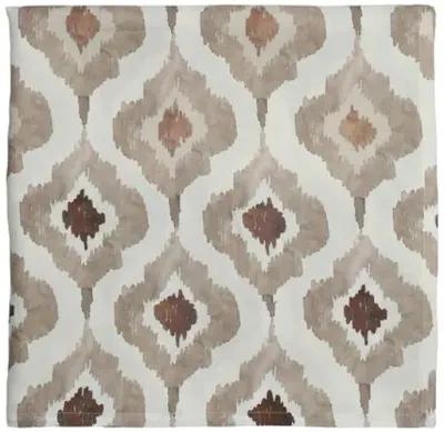 Watercolor Ikat Tablecloth - Kim Seybert - Brown