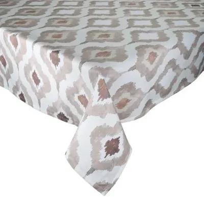 Watercolor Ikat Tablecloth - Kim Seybert - Brown