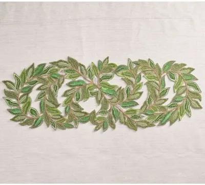 Trellis Runner in Green & Gold - Kim Seybert