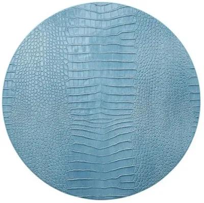 Set of 4 Croco Placemats - Kim Seybert - Blue