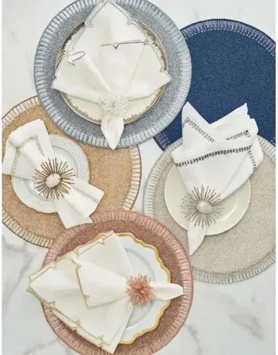 Set of 4 Bevel Placemats - Kim Seybert - Gold