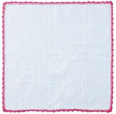 Set of 4 Seersucker Napkins - Kim Seybert - Pink