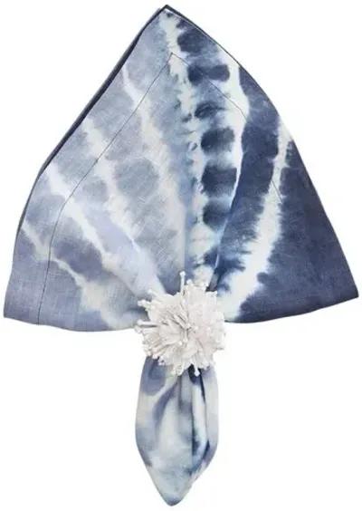 Set of 4 Duo Dye Napkins - Kim Seybert - Blue