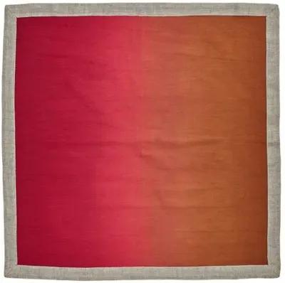 Set of 4 Dip Dye Napkins - Kim Seybert - Orange