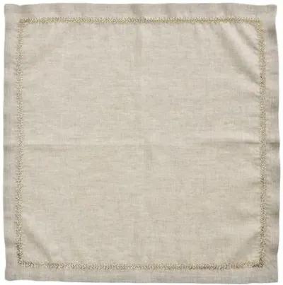 Set of 4 Jardin Napkins - Kim Seybert - Beige