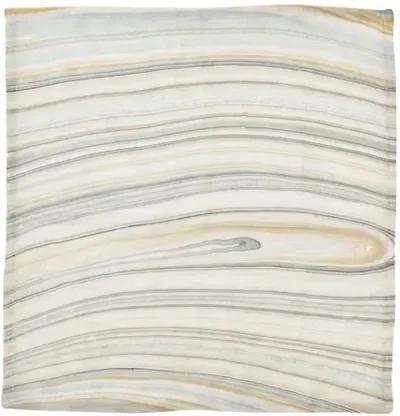 Set of 4 Marbled Napkins - Beige - Taupe & Gray - Kim Seybert - Multi