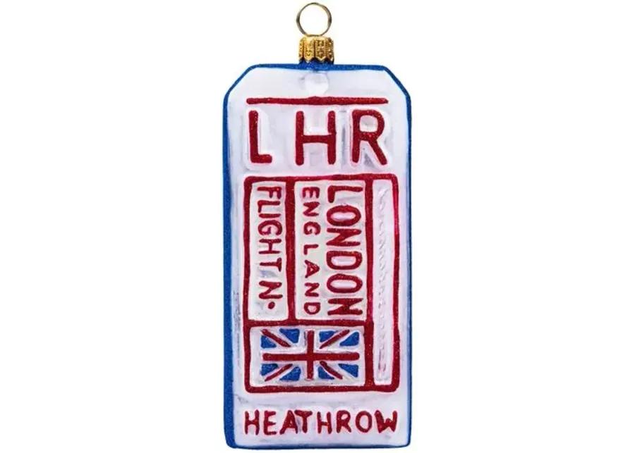 London Luggage Tag - Multi