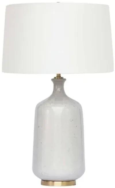 Glace Ceramic Table Lamp - White - Regina Andrew