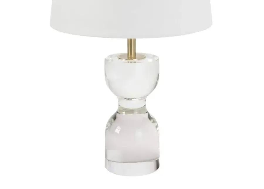 Joan Crystal Small Table Lamp - Clear - Regina Andrew