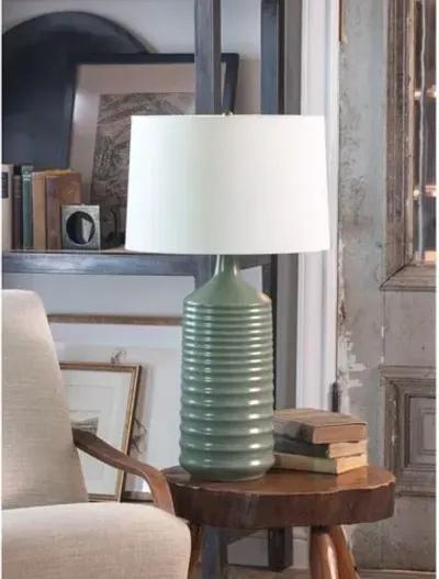 Temperance Ceramic Table Lamp - Olive - Regina Andrew - Green