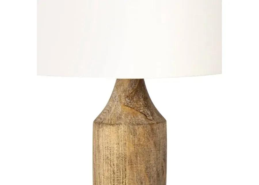 Southern Living Georgina Wood Table Lamp - Brown - Regina Andrew