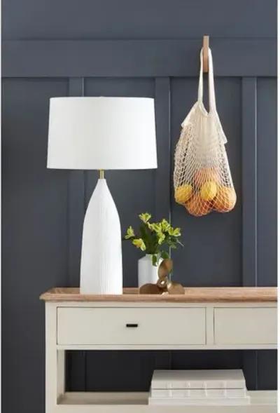 Coastal Living Hayden Ceramic Table Lamp - White - Regina Andrew