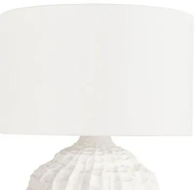 Caspian Ceramic Table Lamp - White - Regina Andrew