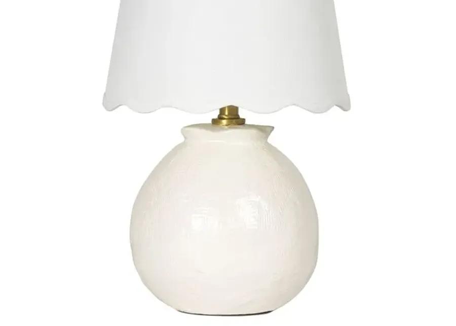 Amoria Mini Table Lamp - White - Regina Andrew