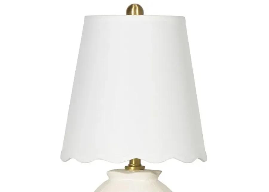 Amoria Mini Table Lamp - White - Regina Andrew