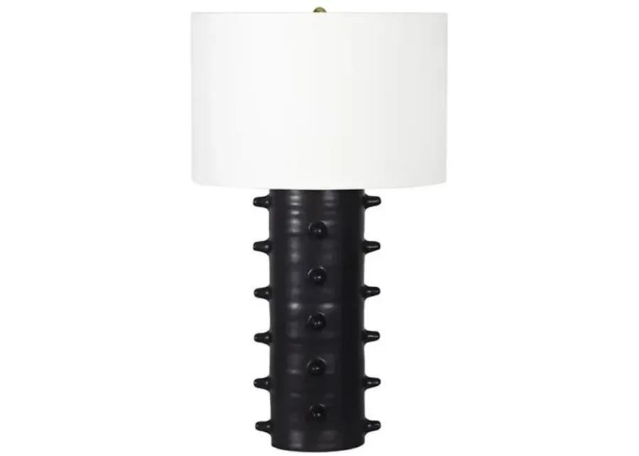 Spruce Ceramic Table Lamp - Black - Regina Andrew