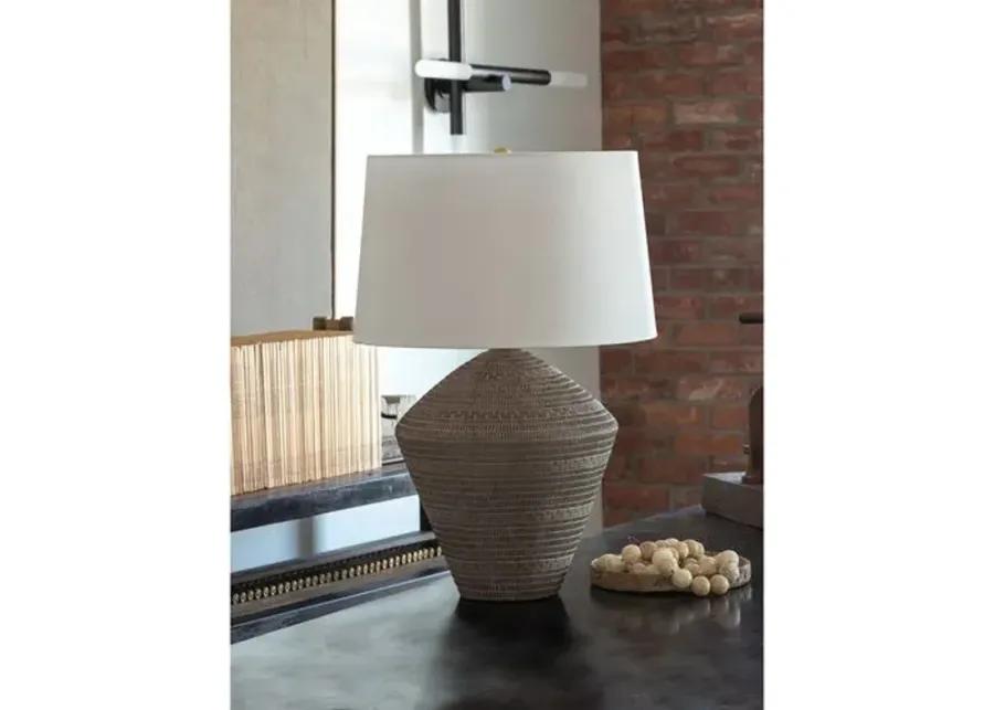 Soren Ceramic Table Lamp - Regina Andrew - Brown