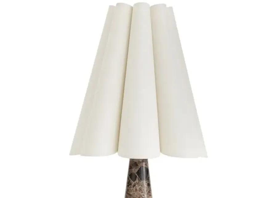 Segal Marble Mini Table Lamp - Regina Andrew - Brown