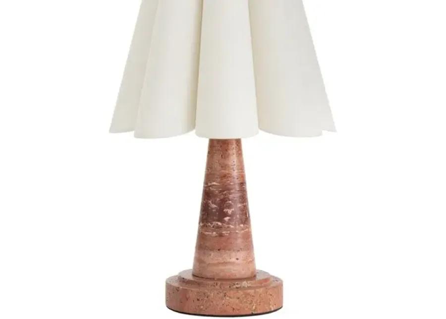 Segal Marble Mini Table Lamp - Regina Andrew - Red