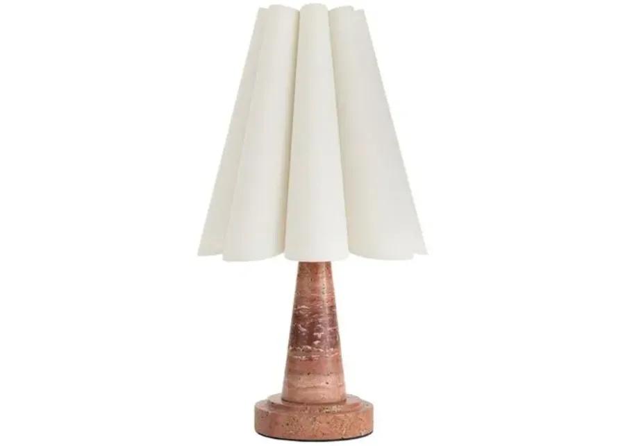 Segal Marble Mini Table Lamp - Regina Andrew - Red