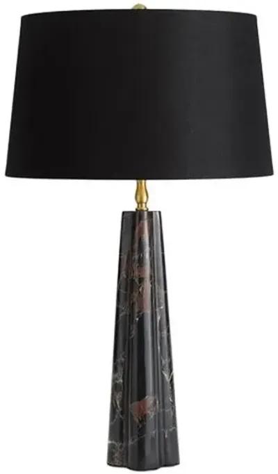 Roman Marble Table Lamp - Regina Andrew - Black