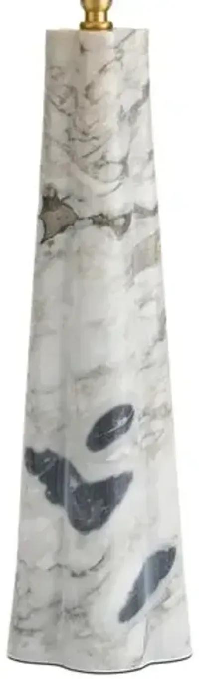 Roman Marble Table Lamp - Regina Andrew - White