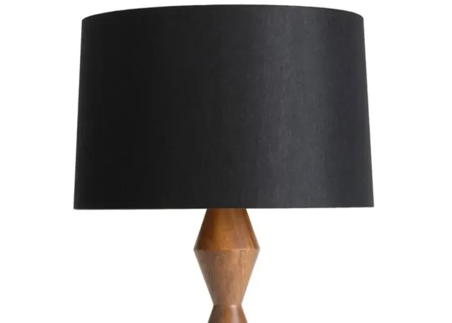 Crew Walnut Buffet Lamp - Regina Andrew - Black