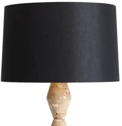 Crew Travertine Buffet Lamp - Regina Andrew - Black