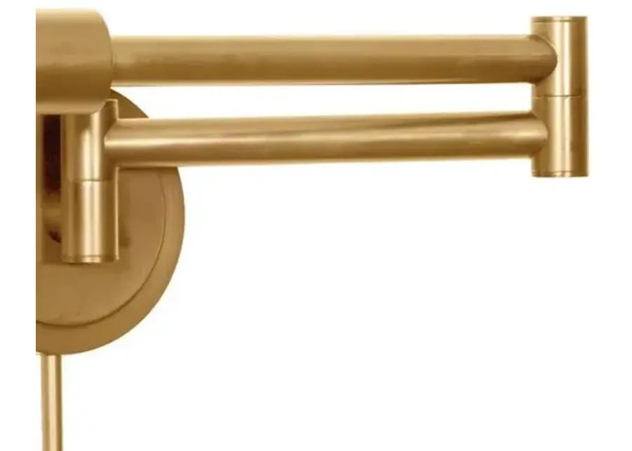 Noble Swing Arm Task Sconce - Regina Andrew - Gold