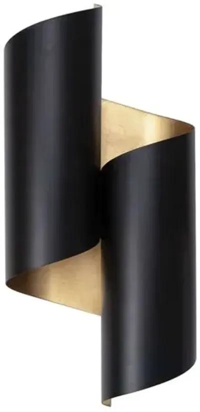 Folio Wall Sconce - Regina Andrew - Black