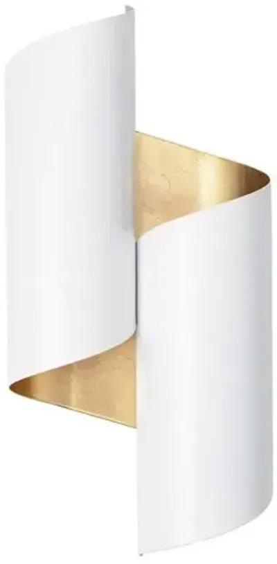 Folio Wall Sconce - Regina Andrew - White