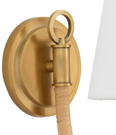 Coastal Living Treble Single Wall Sconce - Natural - Regina Andrew - Brown