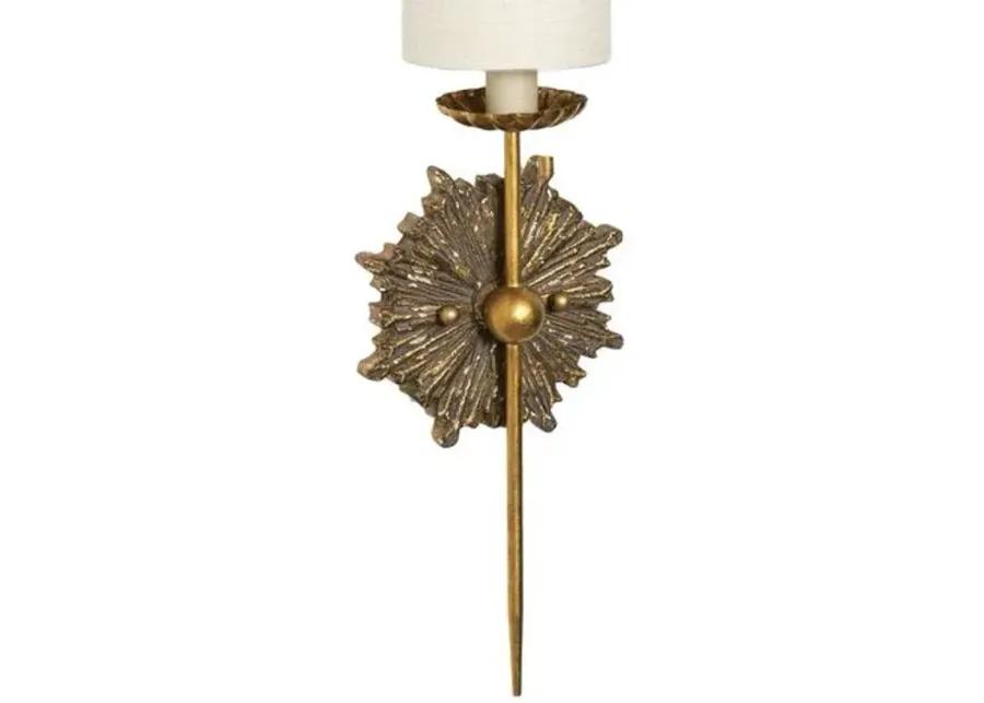 Louis Single Wall Sconce - Gold - Regina Andrew