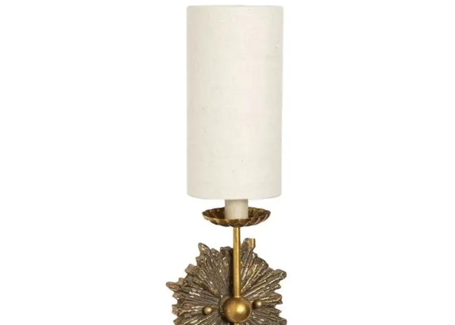 Louis Single Wall Sconce - Gold - Regina Andrew