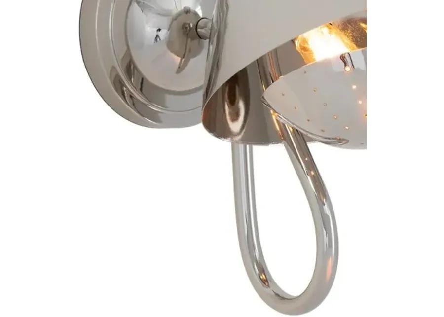 Keaton Single Wall Sconce - Regina Andrew - Silver