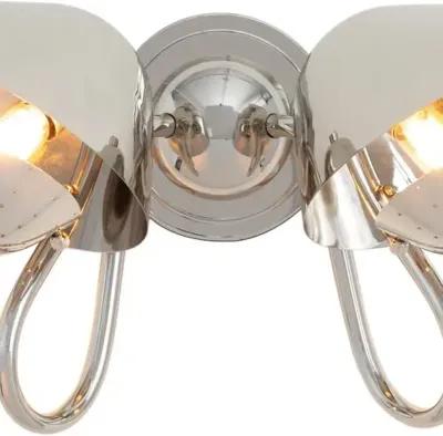 Keaton Double Wall Sconce - Regina Andrew - Silver