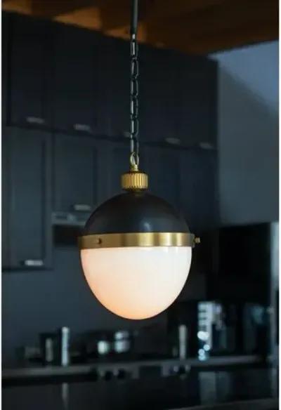 Otis Pendant - Black/Natural Brass - Regina Andrew