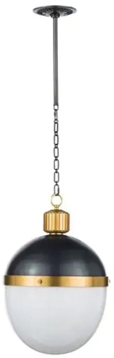 Otis Pendant - Black/Natural Brass - Regina Andrew