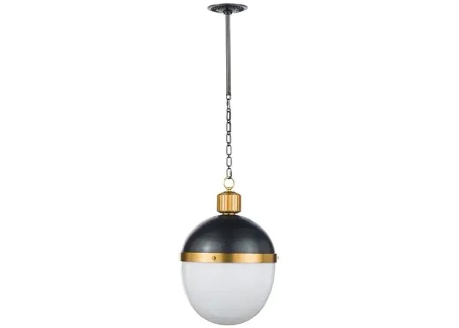 Otis Pendant - Black/Natural Brass - Regina Andrew