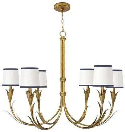 River Reed Small Chandelier - Regina Andrew - Gold