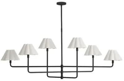 Polly Metal Chandelier - Regina Andrew - Black