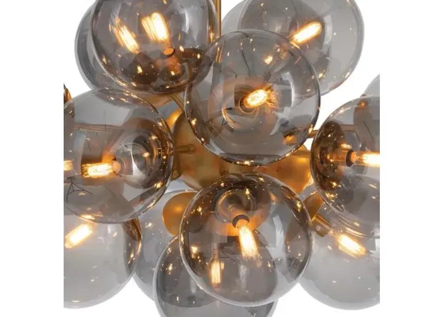 Shine Glass Globe Chandelier - Regina Andrew - Gold