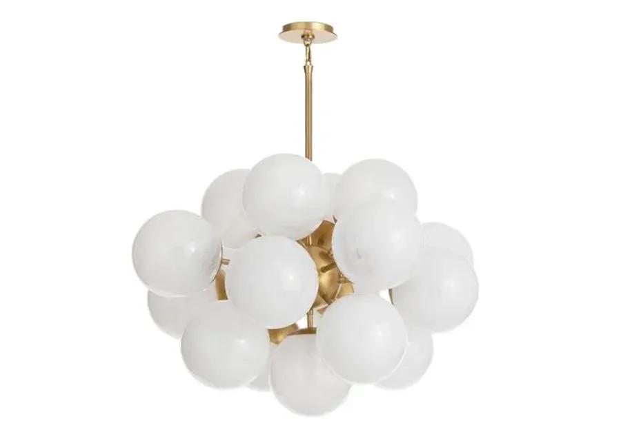 Shine Glass Globe Chandelier - Regina Andrew - Gold