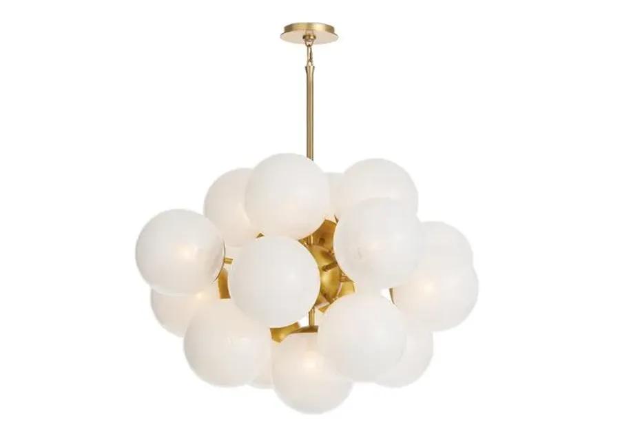 Shine Glass Globe Chandelier - Regina Andrew - Gold