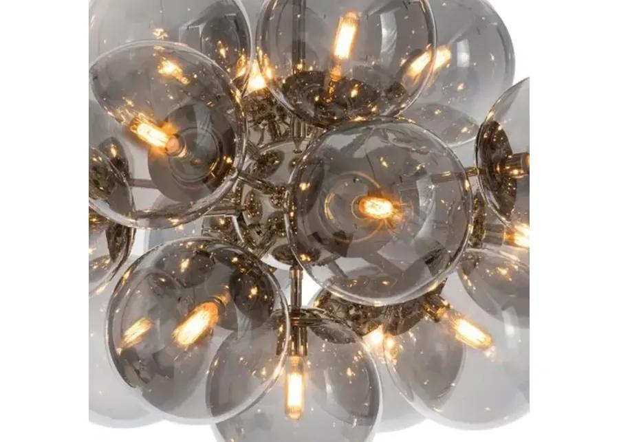 Shine Glass Globe Chandelier - Regina Andrew - Gray