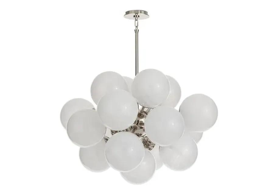 Shine Glass Globe Chandelier - Regina Andrew - White