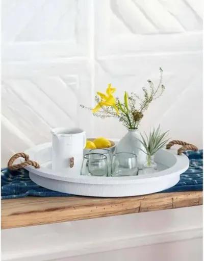 Aegean Serving Tray - White - Regina Andrew