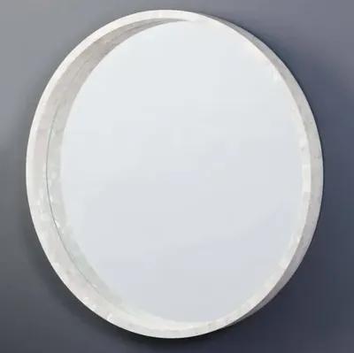 Mother of Pearl Round Wall Mirror - Regina Andrew