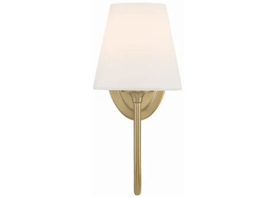 Juno 1 Light Wall Sconce - Crystorama - Gold