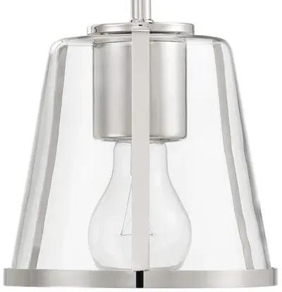 Fulton 1 Light Bathroom Vanity Wall Sconce - Crystorama - Silver